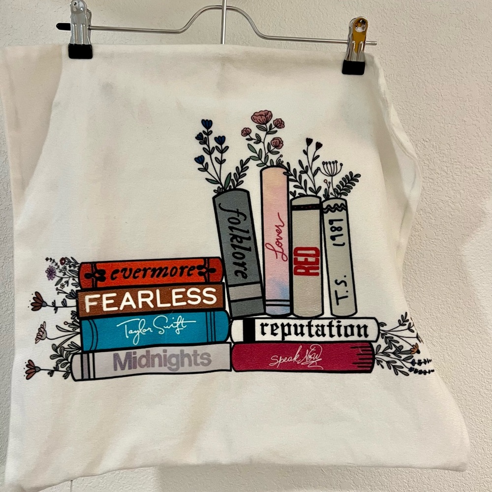 Taylor Swift Book Pillow Case